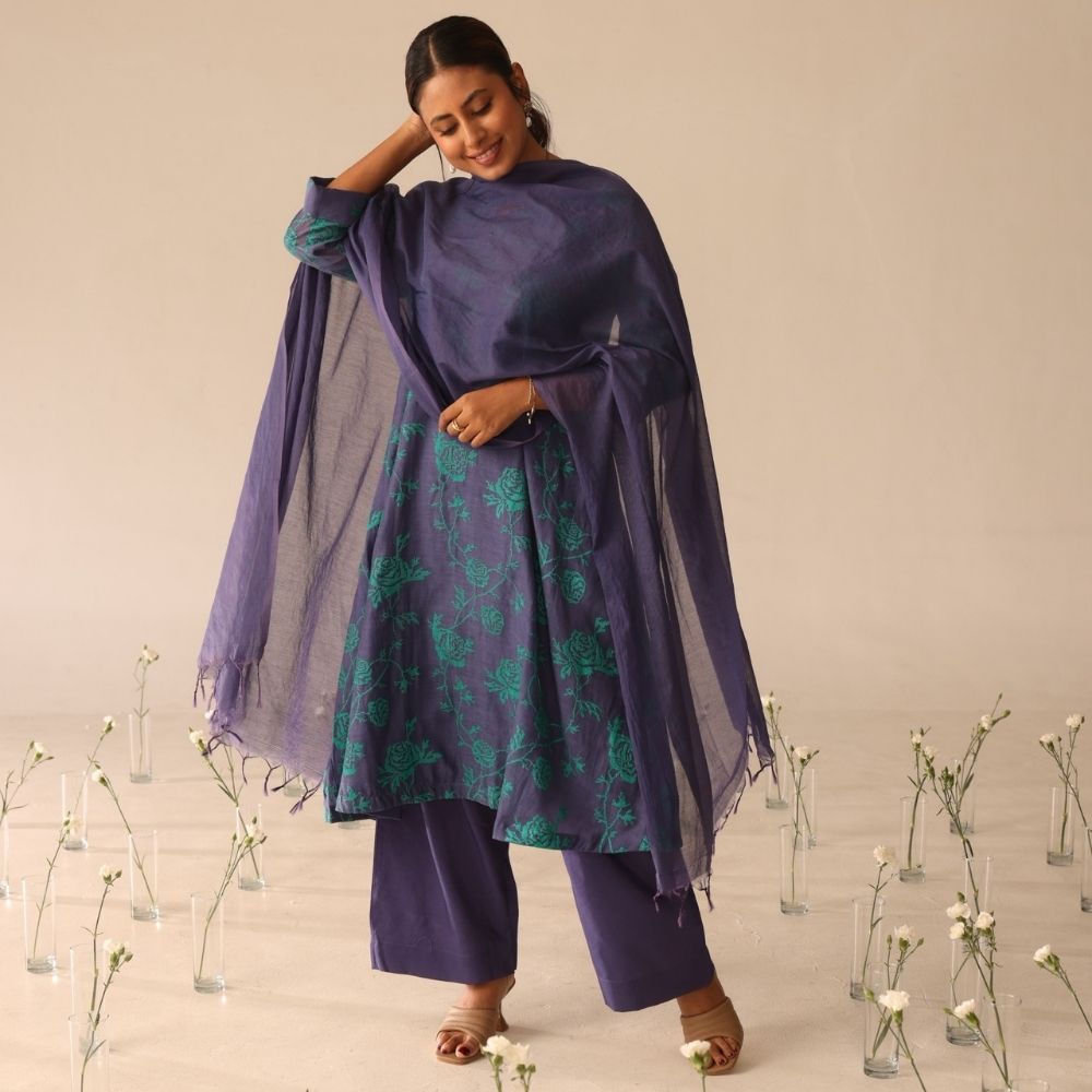 Dewdrop set ( Purple & Green)
