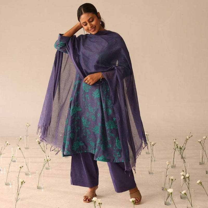 Dewdrop set ( Purple & Green)