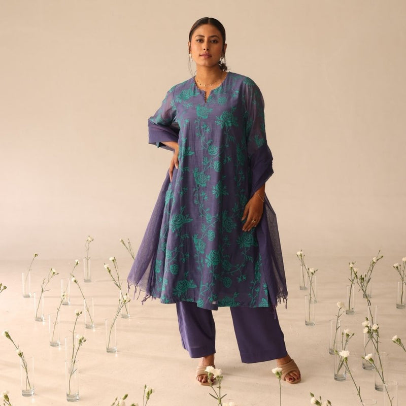 Dewdrop set ( Purple & Green)