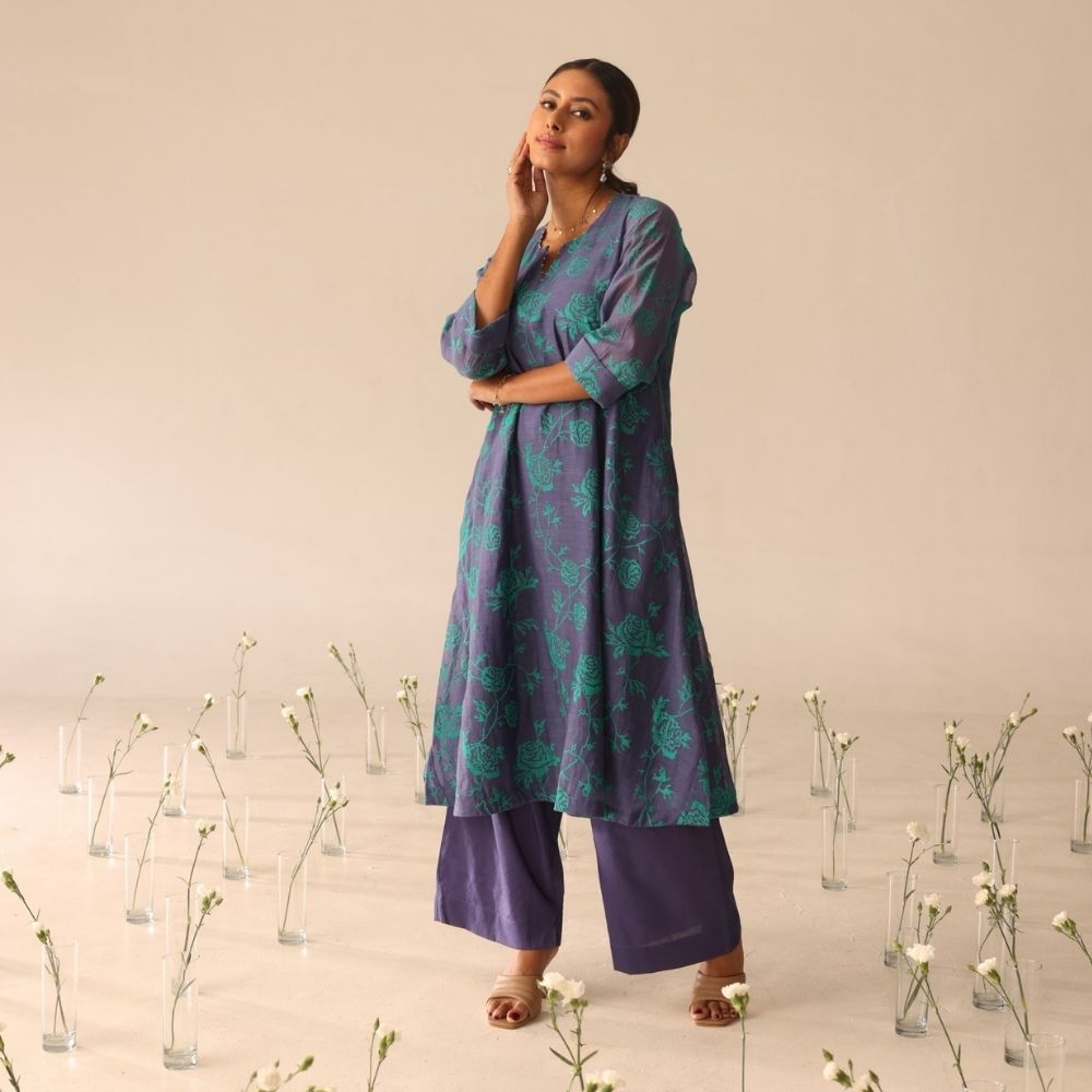 Dewdrop set ( Purple & Green)