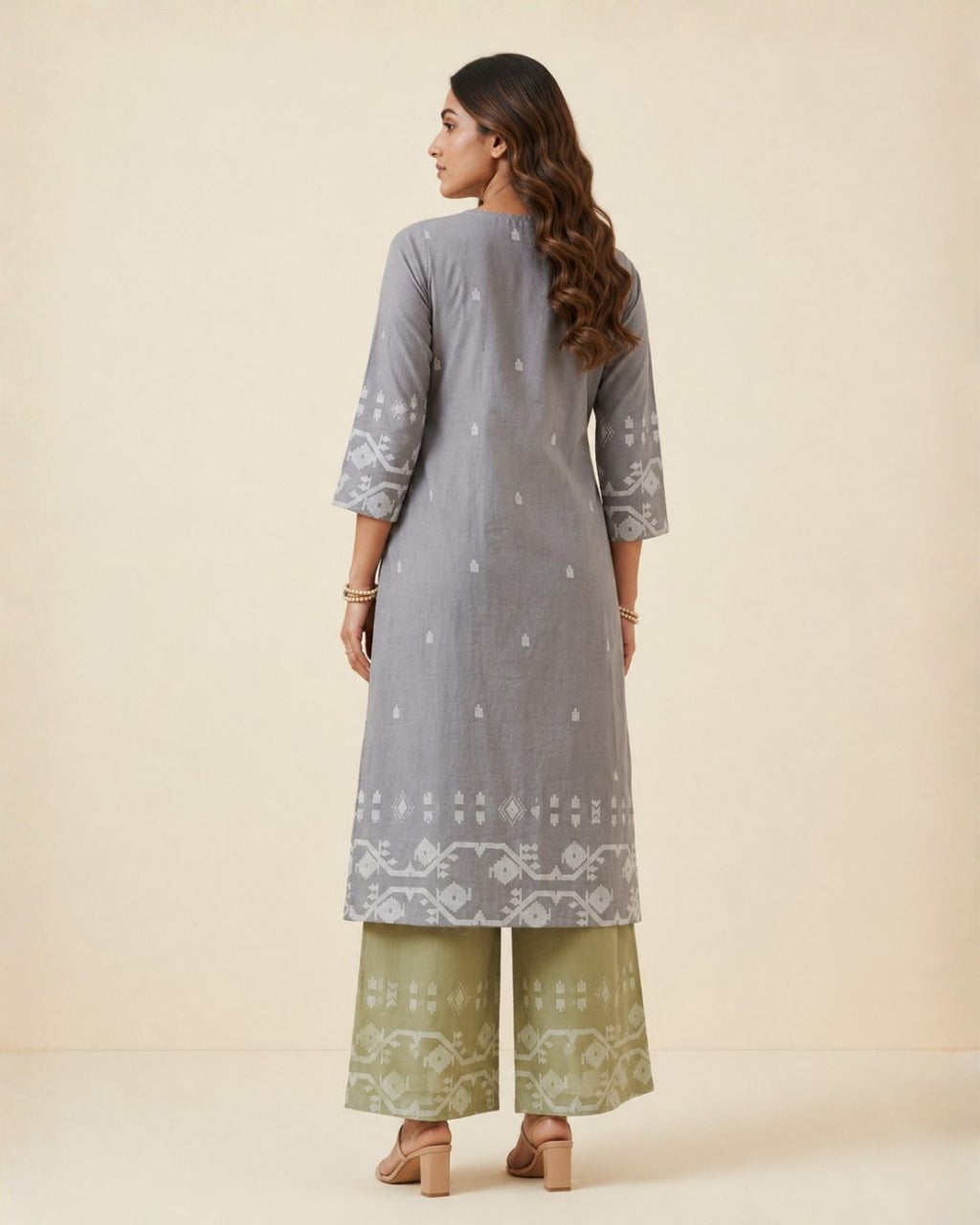 Aina set ( Grey & Green )