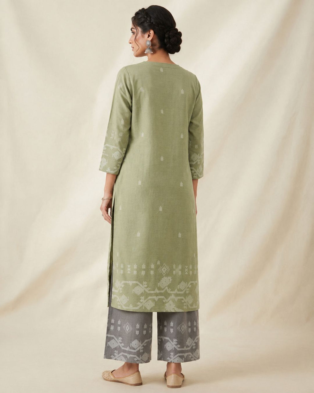 Aina set ( Green & Grey )