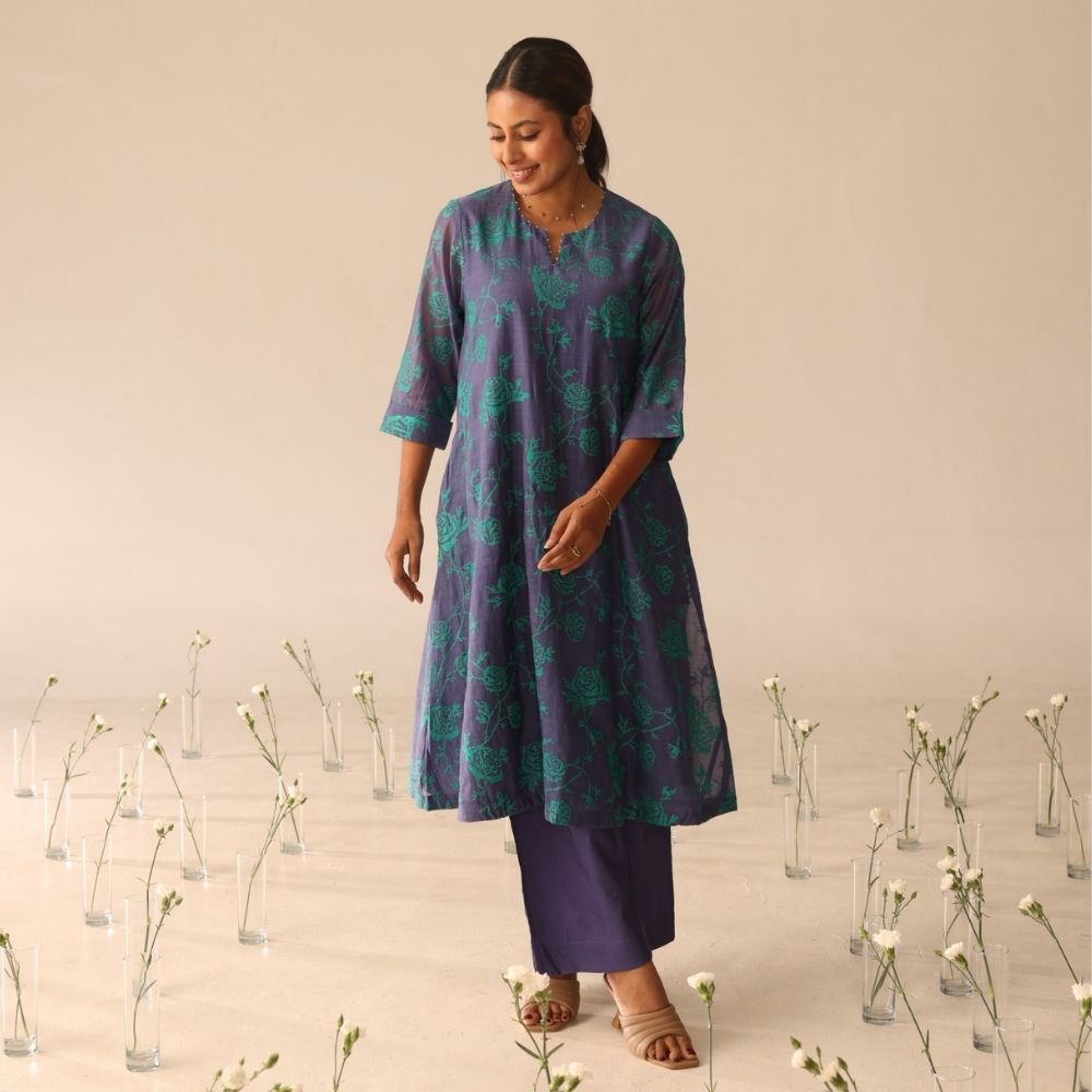 Dewdrop set ( Purple & Green)
