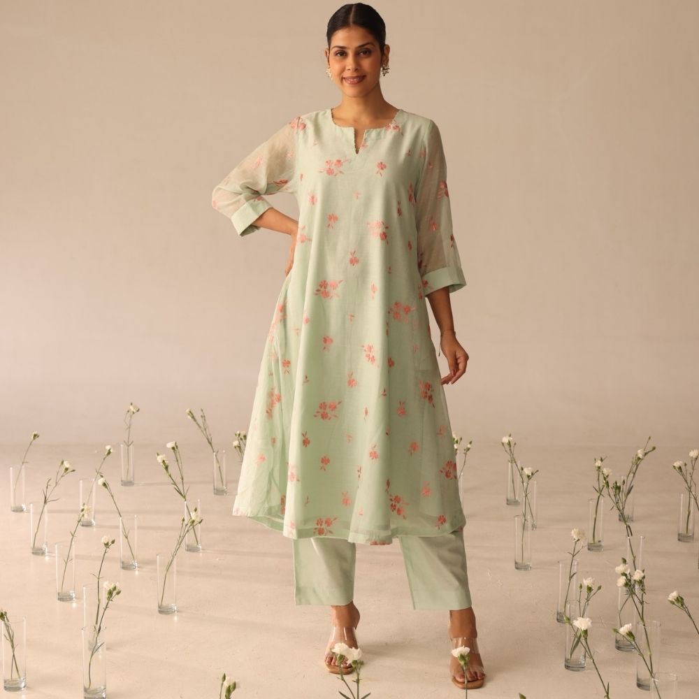 Daisy Garden set (Mint & Rust)
