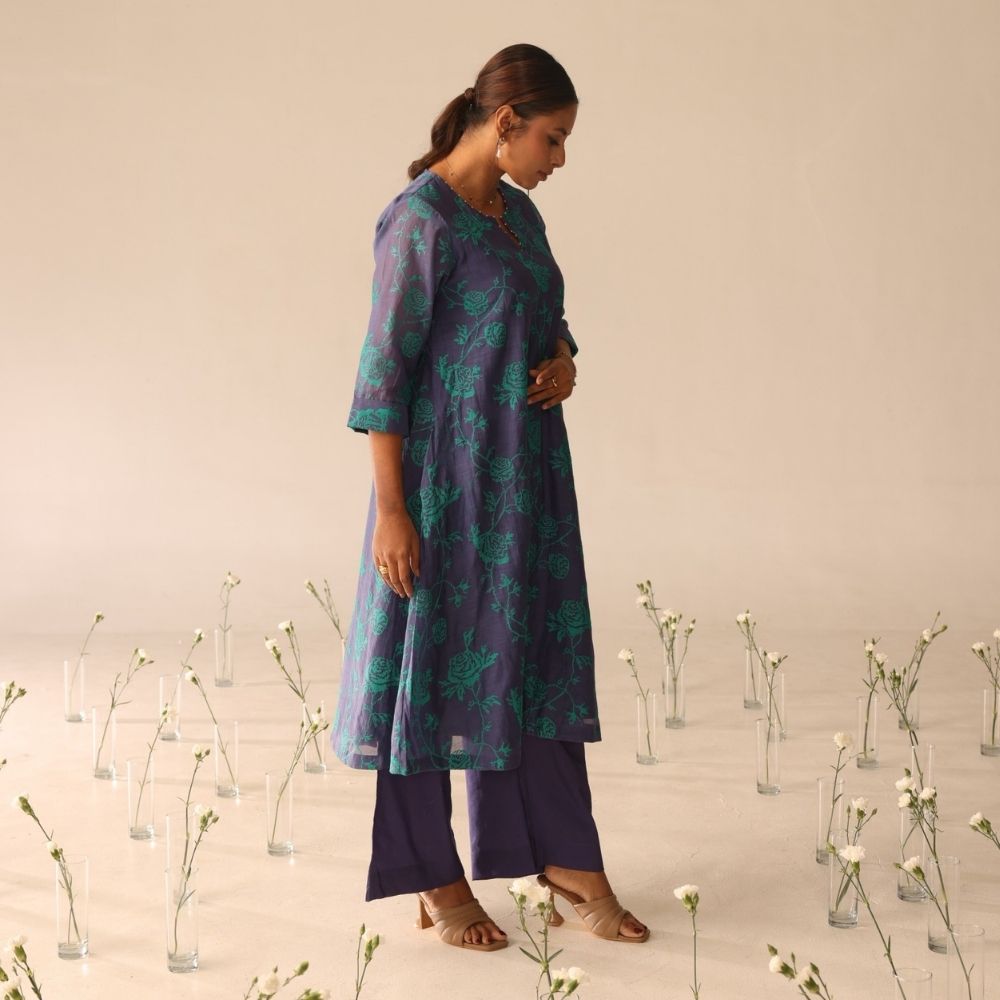 Dewdrop set ( Purple & Green)