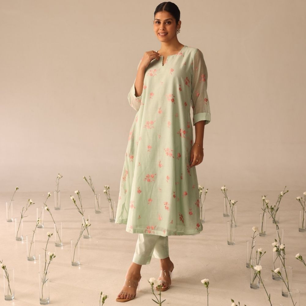 Daisy Garden set (Mint & Rust)