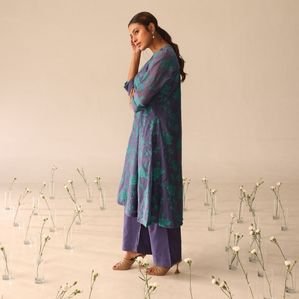Dewdrop set ( Purple & Green)