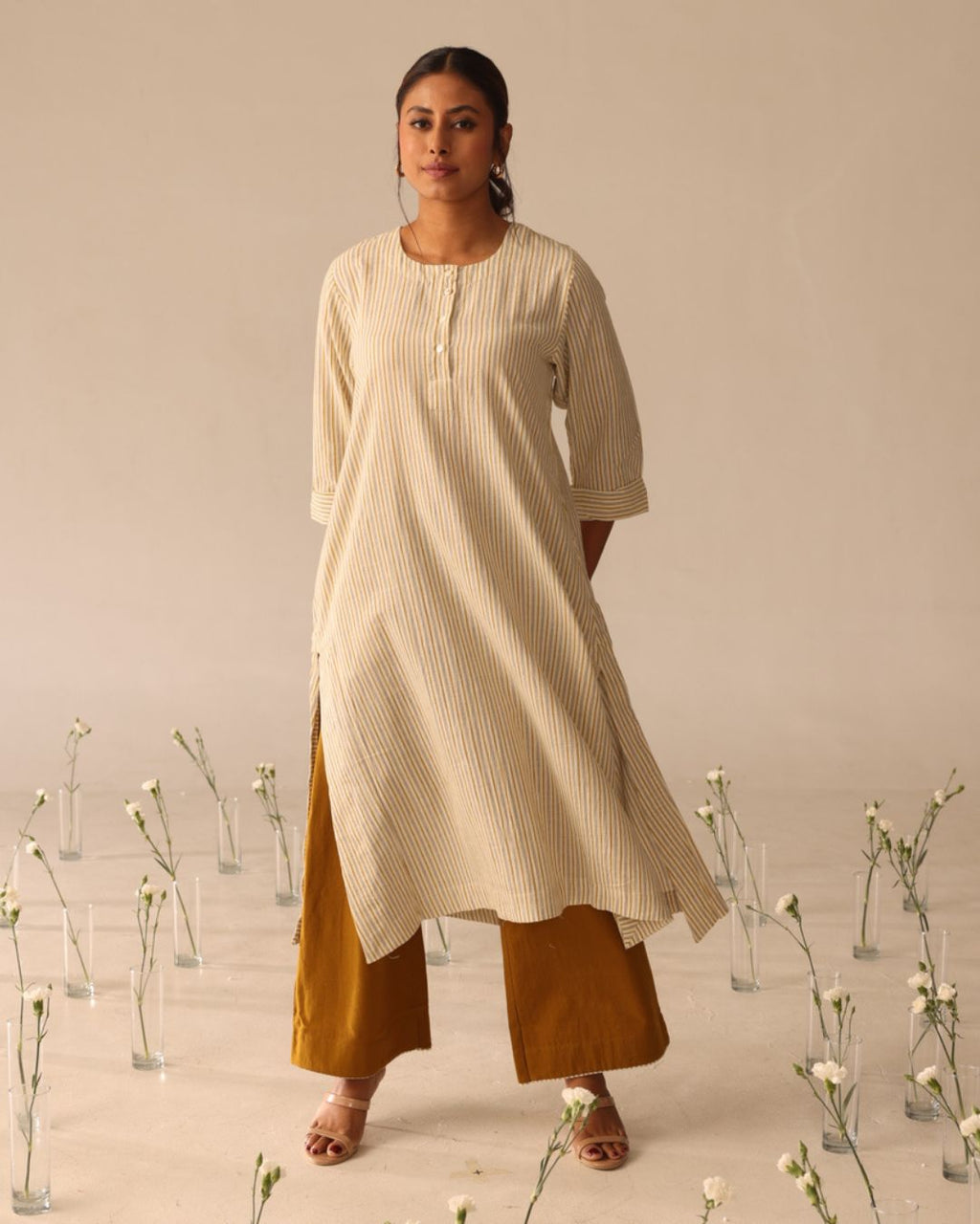 Myra Set ( Ivory & Mustard )