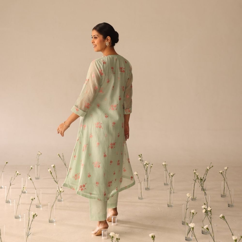 Daisy Garden set (Mint & Rust)