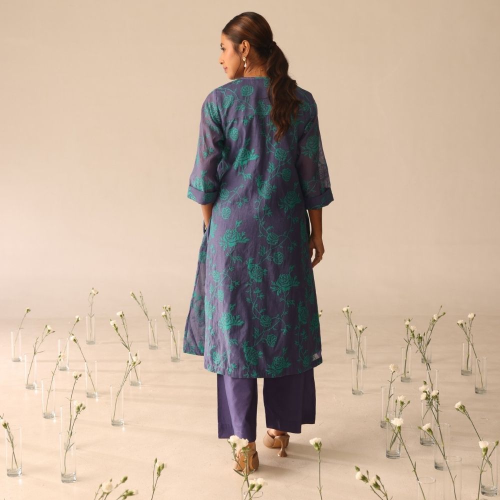 Dewdrop set ( Purple & Green)