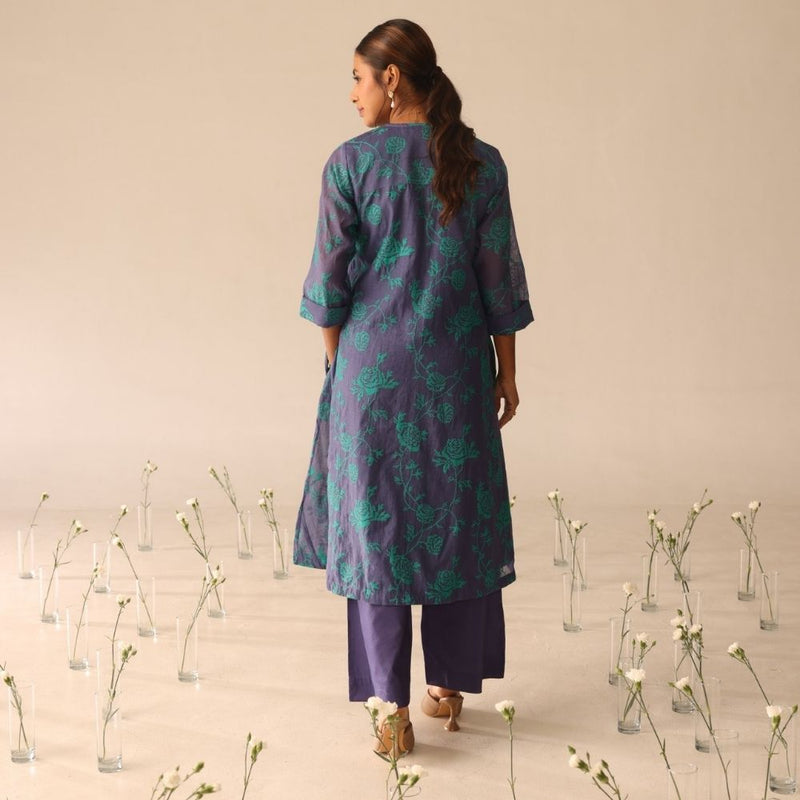 Dewdrop set ( Purple & Green)