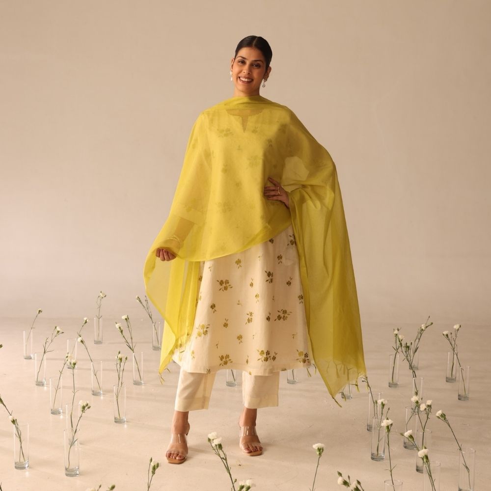 Daisy Garden set (Ivory & Green)