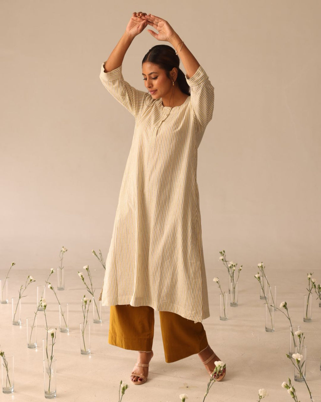 Myra Set ( Ivory & Mustard )