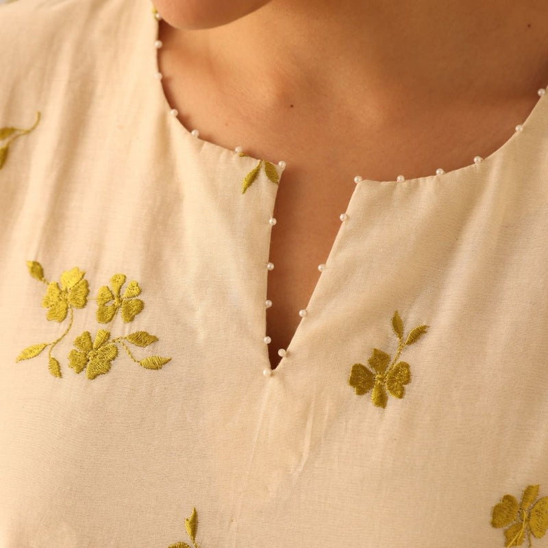 Daisy Garden set (Ivory & Green)