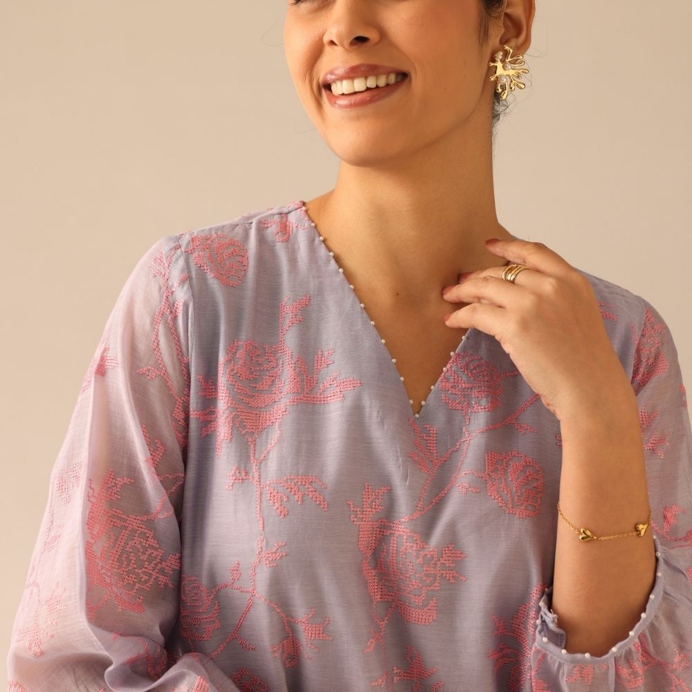 Dewdrop set ( Lilac & Pink)