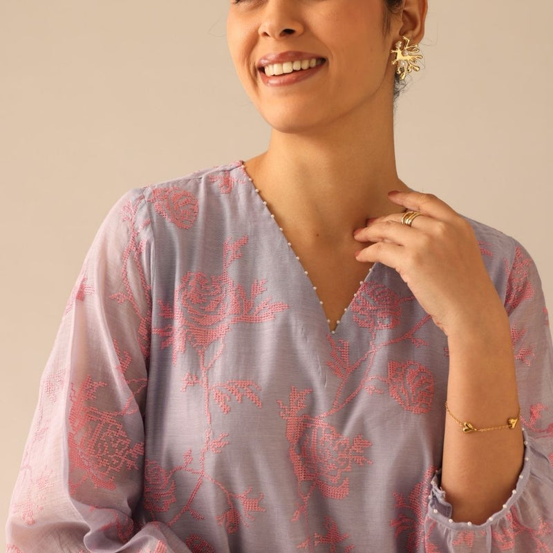 Dewdrop set ( Lilac & Pink)