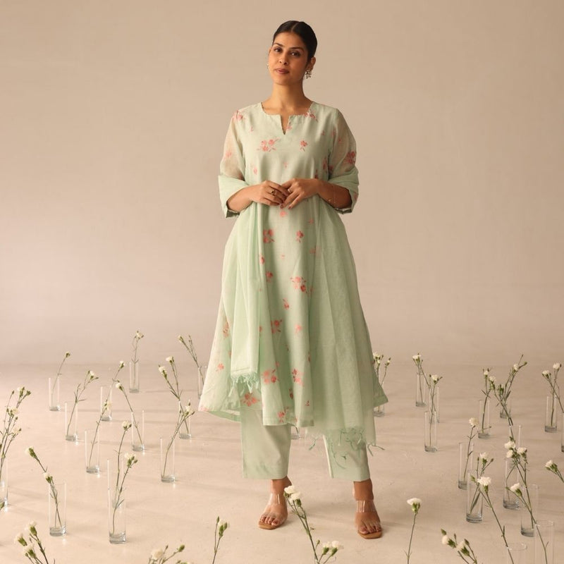 Daisy Garden set (Mint & Rust)